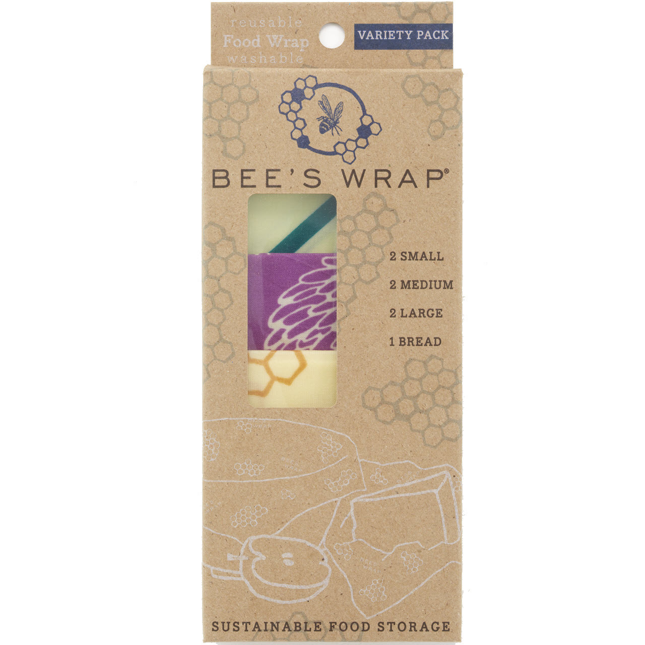 Bee's Wrap Beeswax Wraps for Bread - Thumbnail 2