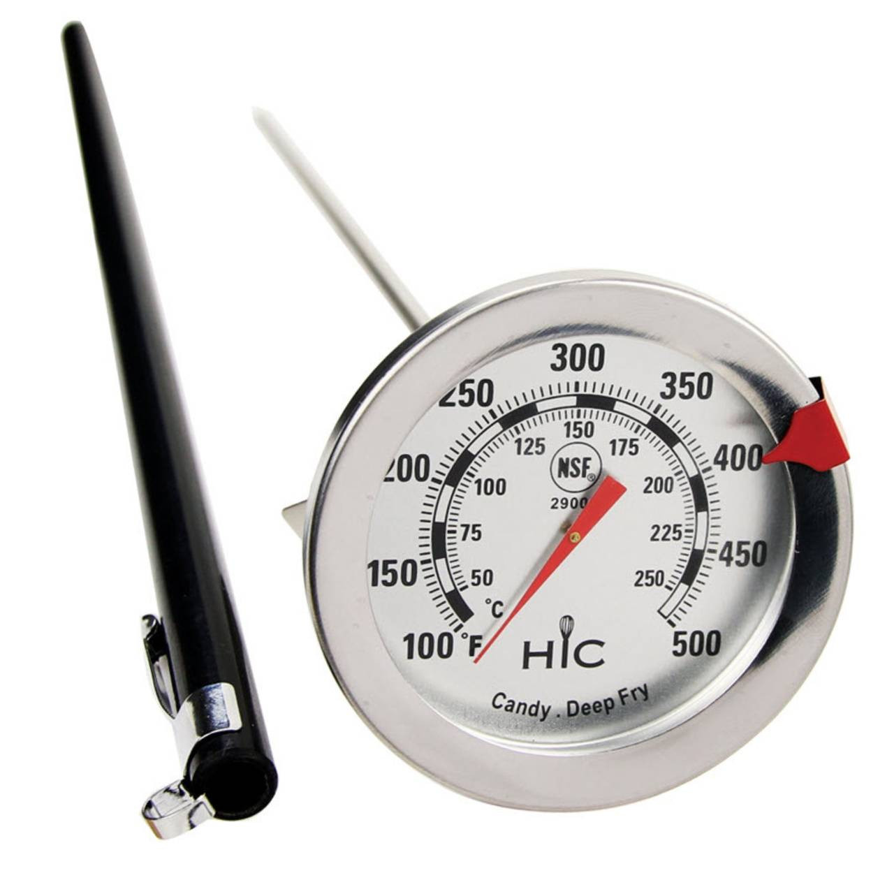 HIC Easy-Read Meat Thermometer, Large 2in