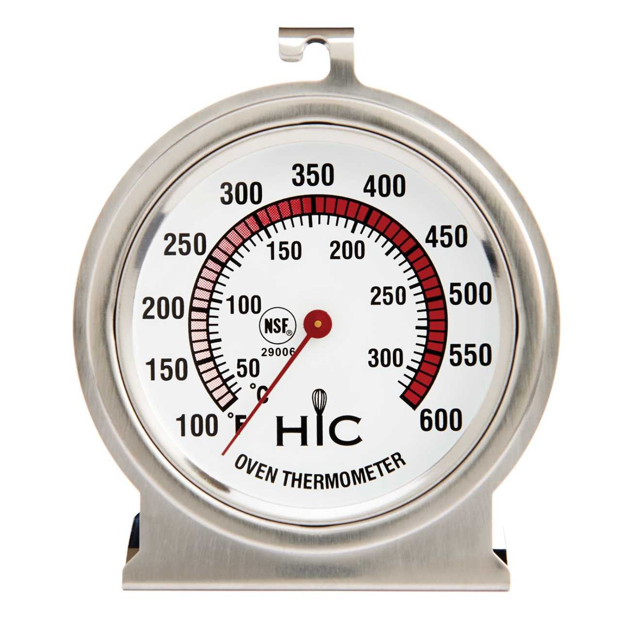 HIC Easy-Read Meat Thermometer, Large 2in