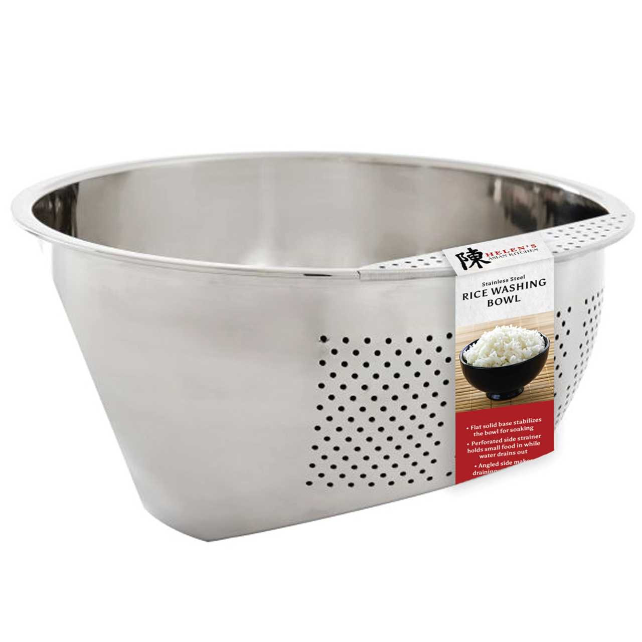 Helen's Asian Kitchen Rice Washing Bowl - Thumbnail 3