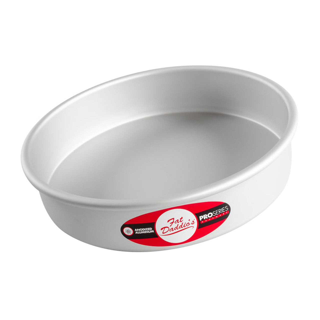 Fat Daddio's Round Cake Pan with Solid Bottom