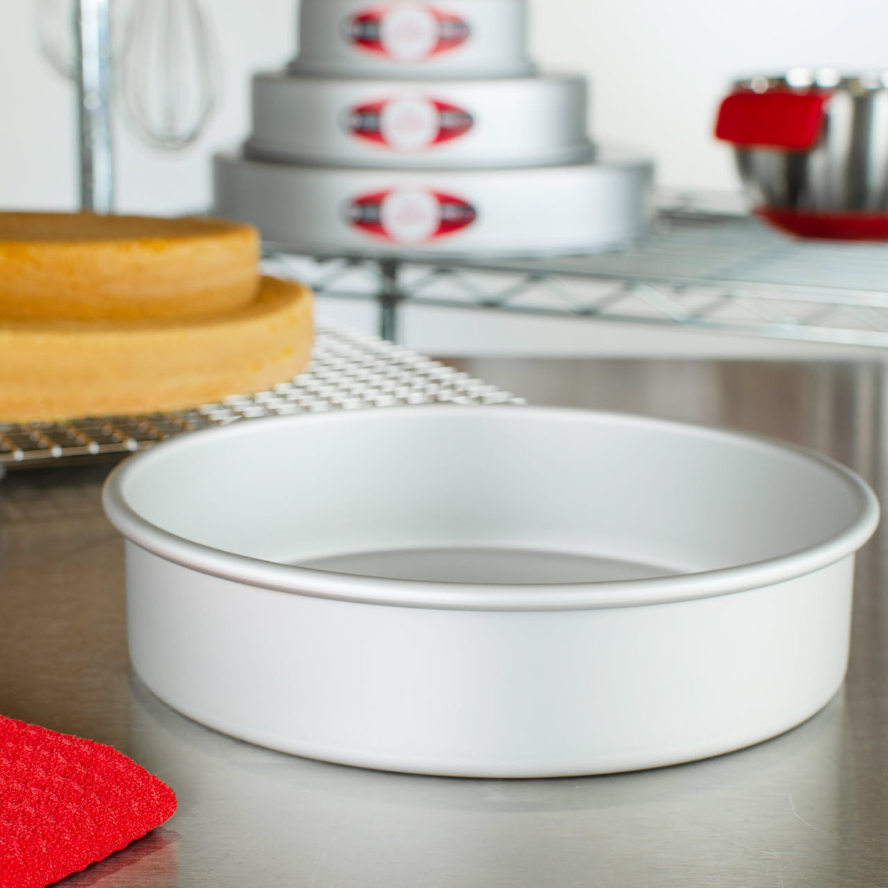 Fat Daddio's PRD-92 Moule à Gâteau Rond En Aluminium Anodisé Avec Fond Solide 9 X 2