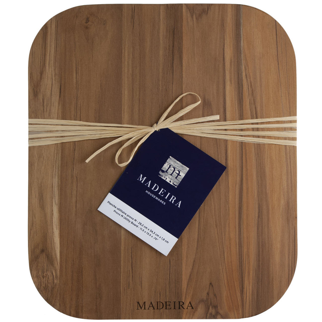 Madeira Teak Edge Grain Cutting Board - Medium - Thumbnail 2