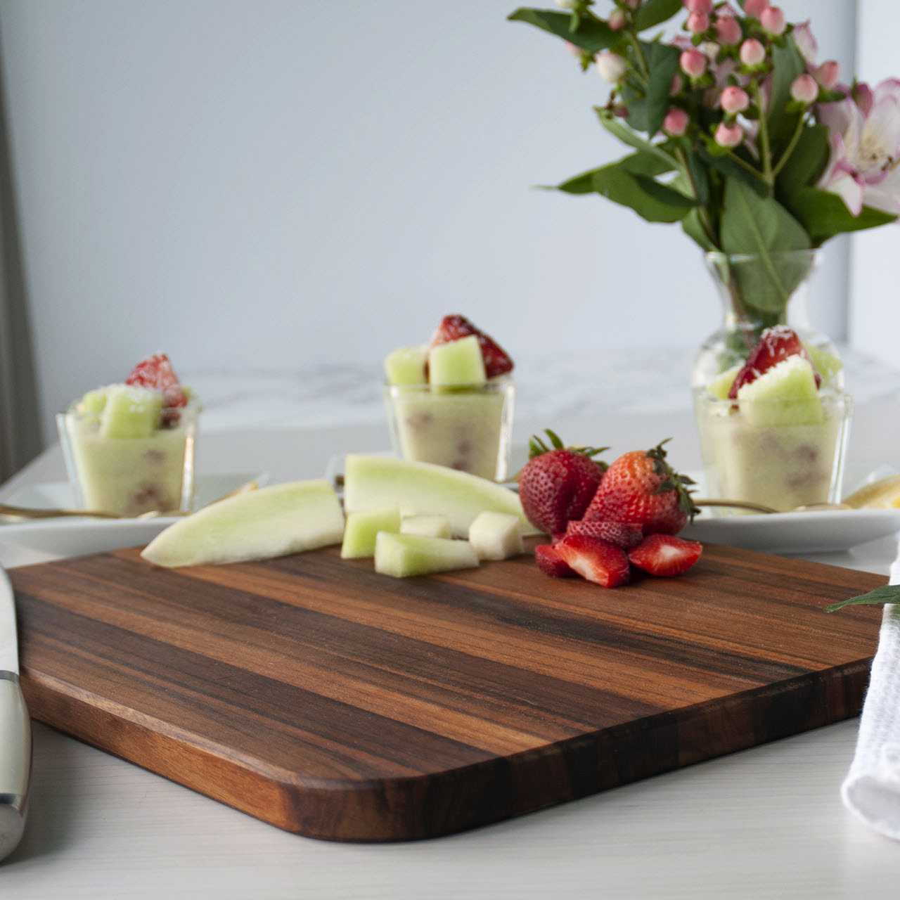 Madeira Utility Cutting Board Teak Edge