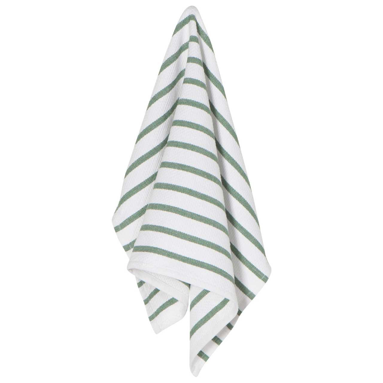 Now Designs Elm Green Stripe Dish Towel