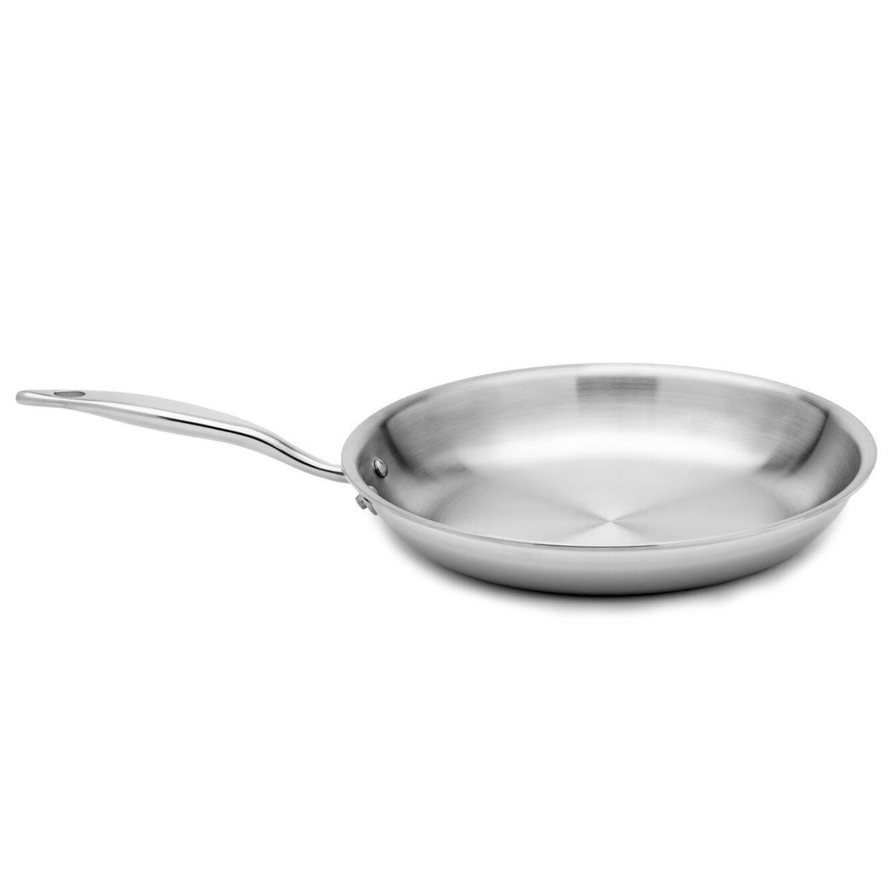 12 Diameter Stainless Steel Frying Pan