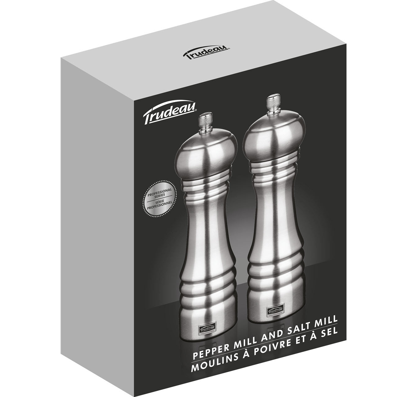 Stainless Steel Salt and Pepper Mill Set | Because You Cook