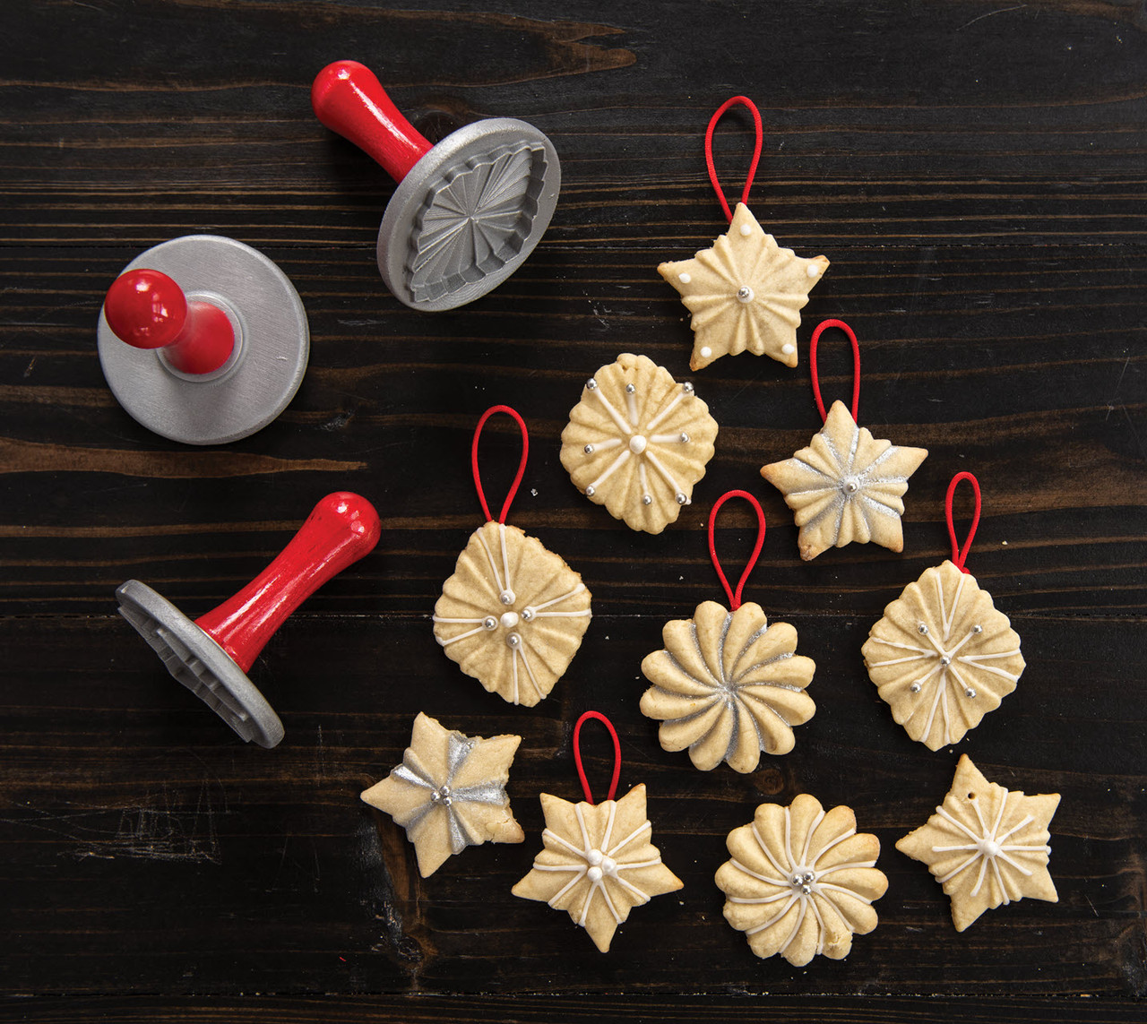 Nordic Ware Starry Night Cookie Stamps, Set of 3