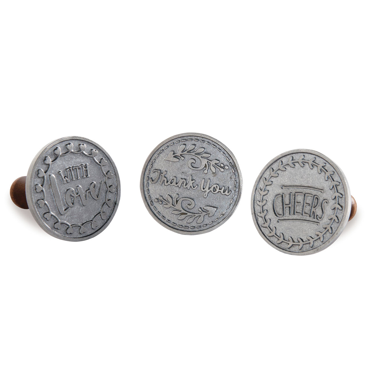 Nordic Ware Greetings Cookie Stamps - Set of 3 - Thumbnail 2