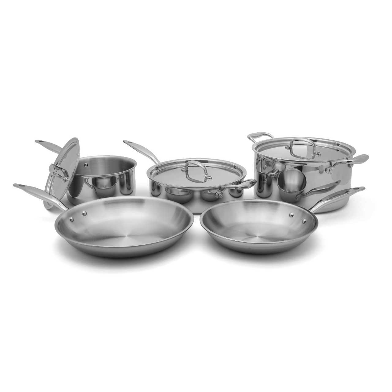 Heritage Steel Titanium Series 8 Piece Core Cookware Set Heritage Steel Titanium Series 8 Piece Core Cookware Set