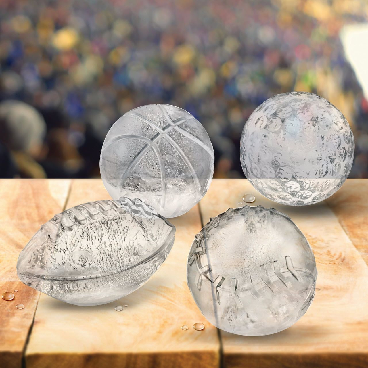 Tovolo Sports Ball Ice Molds - Set of 4