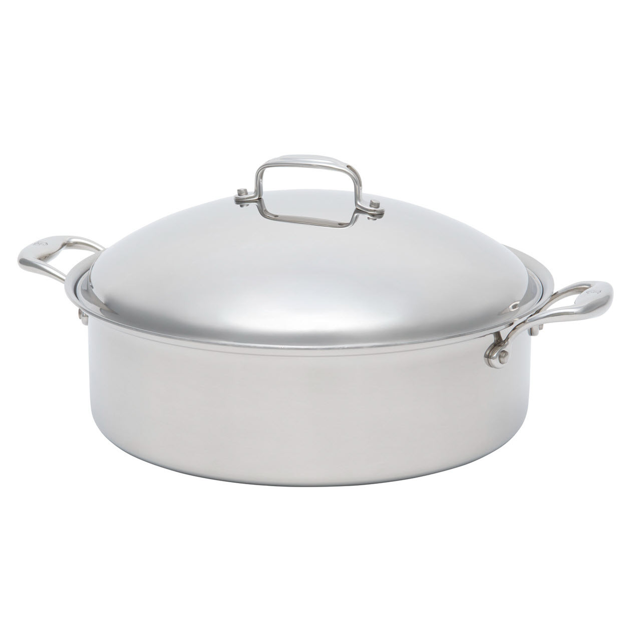 Eater x Heritage Steel 8 Quart Stock Pot with Lid, Made in USA, 5 Ply Fully Clad