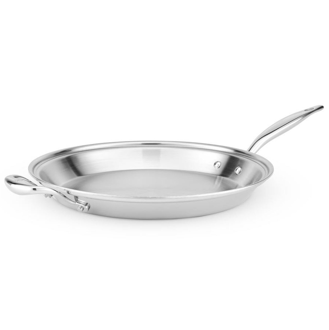 Cuisinart Contour Stainless Steel Skillet with Helper Handle, 12 inch