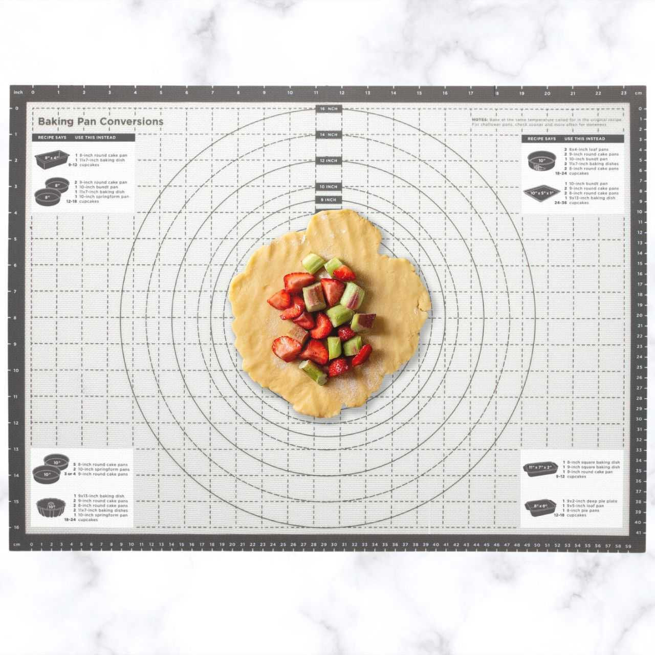 Tovolo Pro-Grade Sil 1/2 Sheet Pan Mat With Grid For Baking