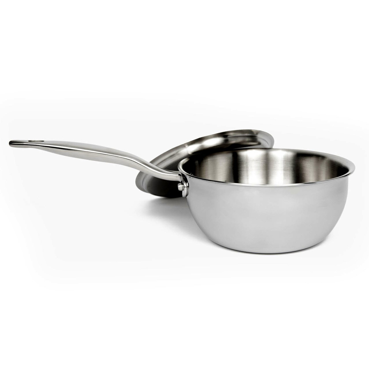  Heritage Steel 3 Quart Saucier - Titanium Strengthened 316Ti  Stainless Steel with 5-Ply Construction - Induction-Ready and Fully Clad,  Made in USA: Home & Kitchen