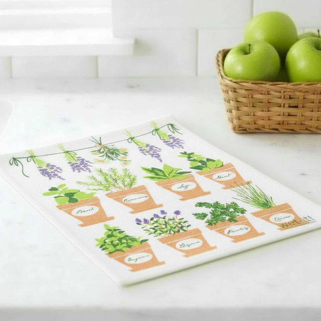 Herb Garden Big Swedish Cloth - Thumbnail 2