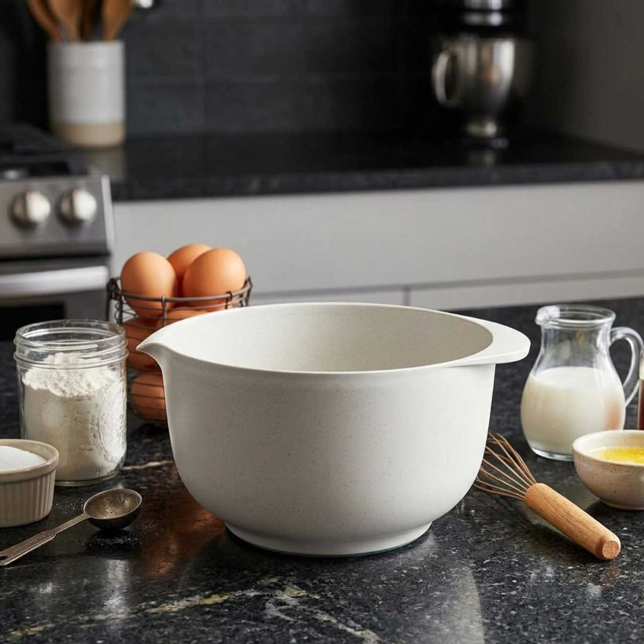 Rosti Margrethe Pebble White Mixing Bowl |Because You Cook
