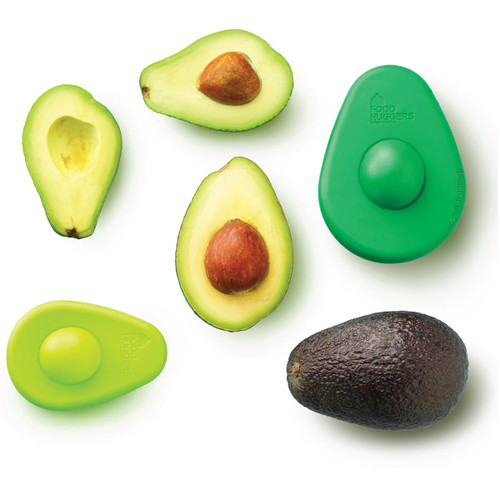 Large and small Avocado Hugger with avocados.