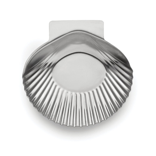 Stainless Steel Grillable Clam Shells Set of 12