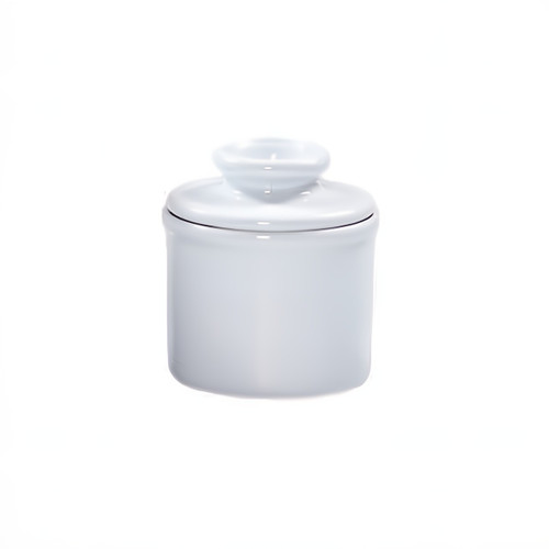 Petite Butter Bell Crock in White