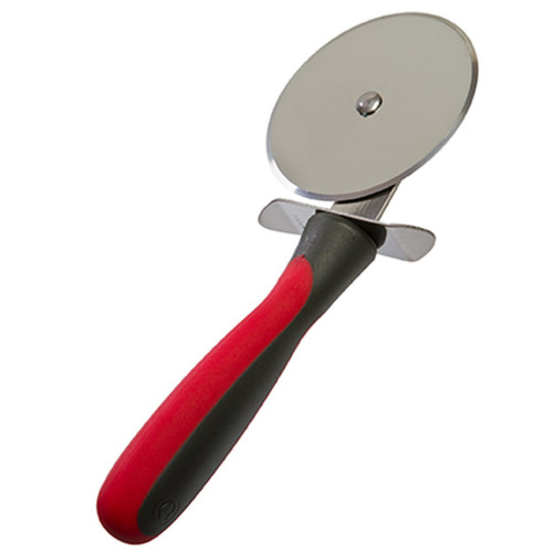 A Prep Solutions Stainless Steel Pizza Wheel.