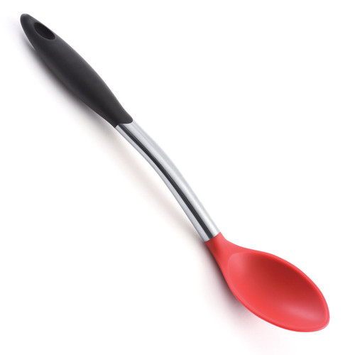 Grip-EZ Solid Spoon Silicone and Stainless Steel