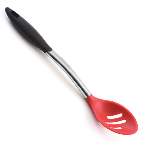 Grip-EZ Slotted Spoon Silicone and Stainless Steel