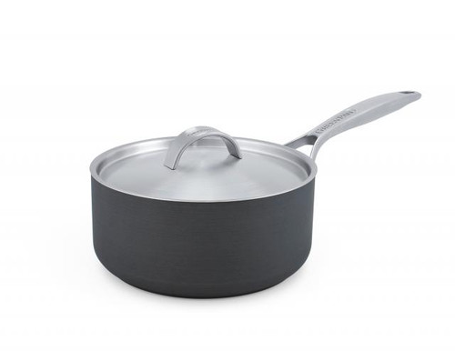 GreenPan Paris Pro 2 Quart Saucepan with Lid on white background