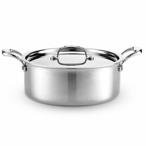 Heritage Steel 8 Qt Stock Pot with Lid – The Seasoned Gourmet