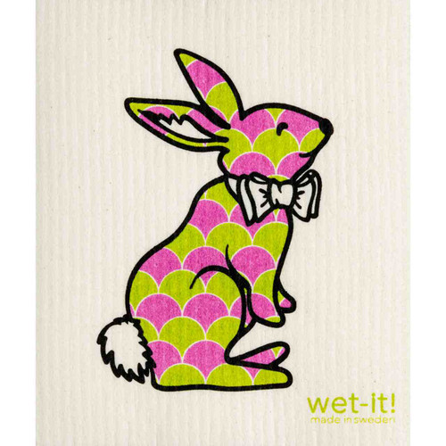 Wet-It! Happy Bunny Swedish Cloth