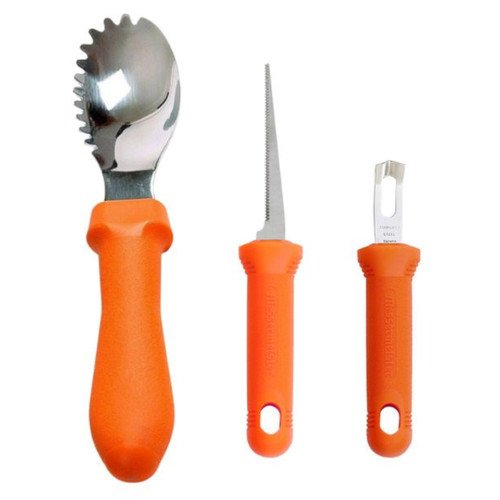 The Messermeister pumpkin scraper sawtooth carver and etching tool