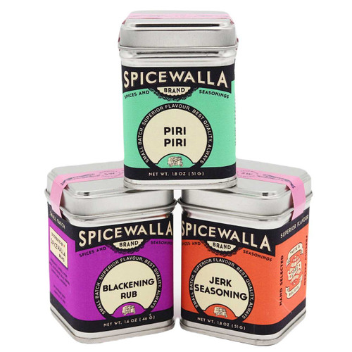 The Spicewalla Grill Lovers Collection stacked with a white background