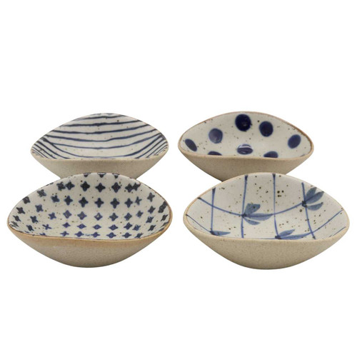 The dipping bowls in the Danica Heirloom Unite Element Dipping Bowl Set of 4