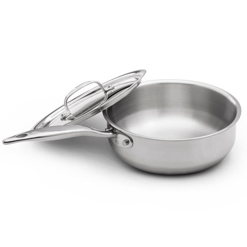 Heritage Steel 5 Quart Sauté with Lid