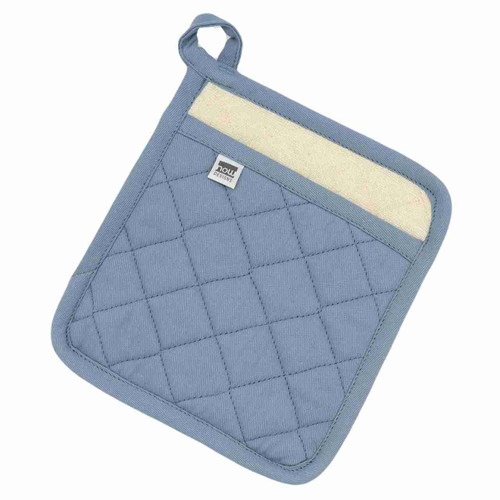 A Now Designs Superior Slate Blue Pot Holder