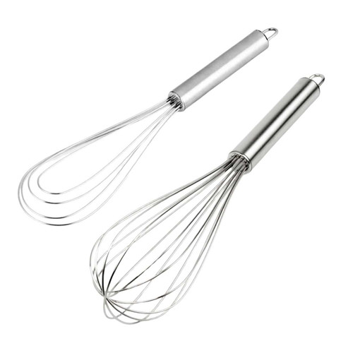 The Fox Run balloon whisk and flat whisk set