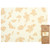 Bee's Wrap Bread Wrap in Honeycomb Print laid out and with packaging