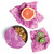 Bee's Wrap Clover Print Assorted 3 pack with food.