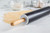 Nonstick Rolling Pin with Dough