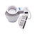 The Fox Run 7 Piece Measuring Cup Set with egg separator, stacked for storage.