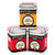 The 3 tins of the Spicewalla Grill and Roast Collection stacked on a white background