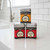 Another view of the 3 tins of the Spicewalla Grill and Roast Collection stacked on a kitchen counter