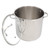 RSVP Endurance Stainless Steel 8 Quart Stock Pot with lid off on a white background