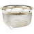 The RSVP Endurance Stainless Steel Mesh Basket with the Handles Down