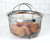 RSVP Endurance Stainless Steel Mesh Basket with Eggs
