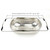 The RSVP Endurance Precision Pierced Stainless Steel In Sink Drainer expanding dimensions