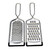 The coarse and medium RSVP Endurance Stainless Steel Cheese Graters