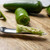 A RSVP International Jalapeno Corer with the core of a jalapeno.