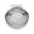 An overhead view of the Outset Stainless Steel Grillable Clam Shells for stuffed clams Set of 12