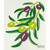 A closeup view of the Wet-It! Olive Branch Swedish Cloth